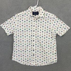 Grateful Dead Dancing Bear Section 119 Men’s XL Short Sleeve Button Down Shirt.